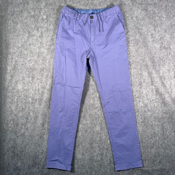Chubbies Pants Mens Size Medium 32x31 Blue Purple The Weekend Has Arrived Chino - Picture 1 of 15
